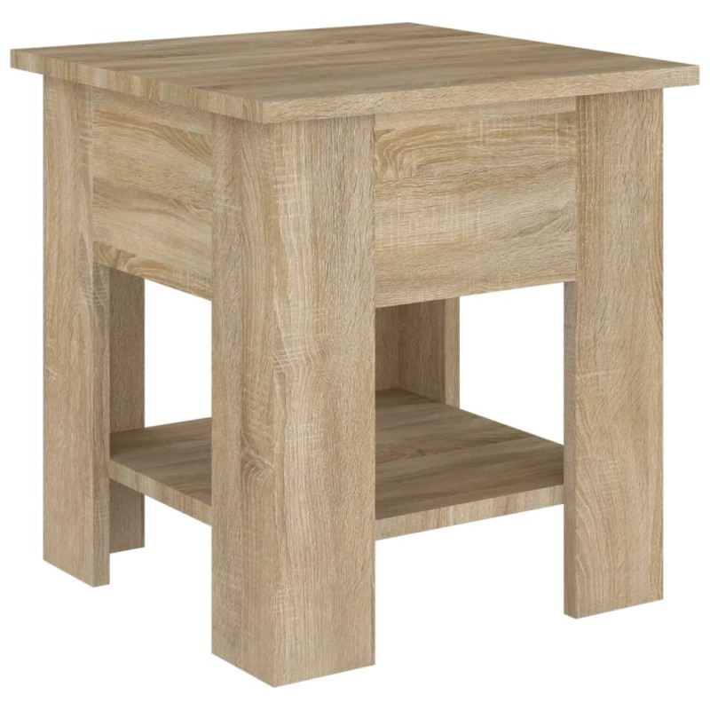 vidaXL Τραπεζάκι Σαλονιού Sonoma Δρυς 40 x 40 x 42 εκ. από Συνθ. Ξύλο