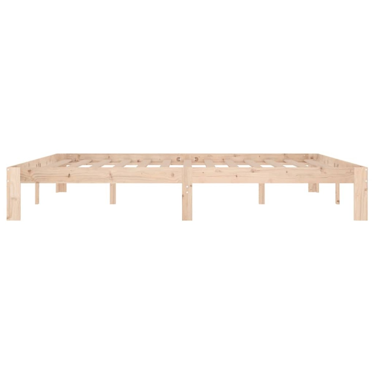 vidaXL Πλαίσιο Κρεβατιού 180 x 200 εκ. Μασίφ Ξύλο Super King Size