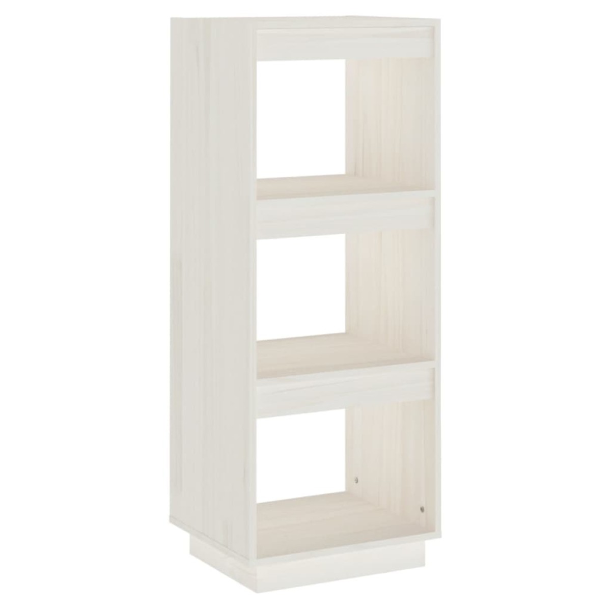 vidaXL Βιβλιοθήκη/Διαχωρ. Χώρου Λευκό 40x35x103 εκ. Μασίφ Ξύλο Πεύκου