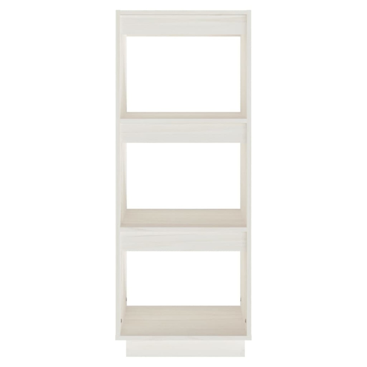 vidaXL Βιβλιοθήκη/Διαχωρ. Χώρου Λευκό 40x35x103 εκ. Μασίφ Ξύλο Πεύκου