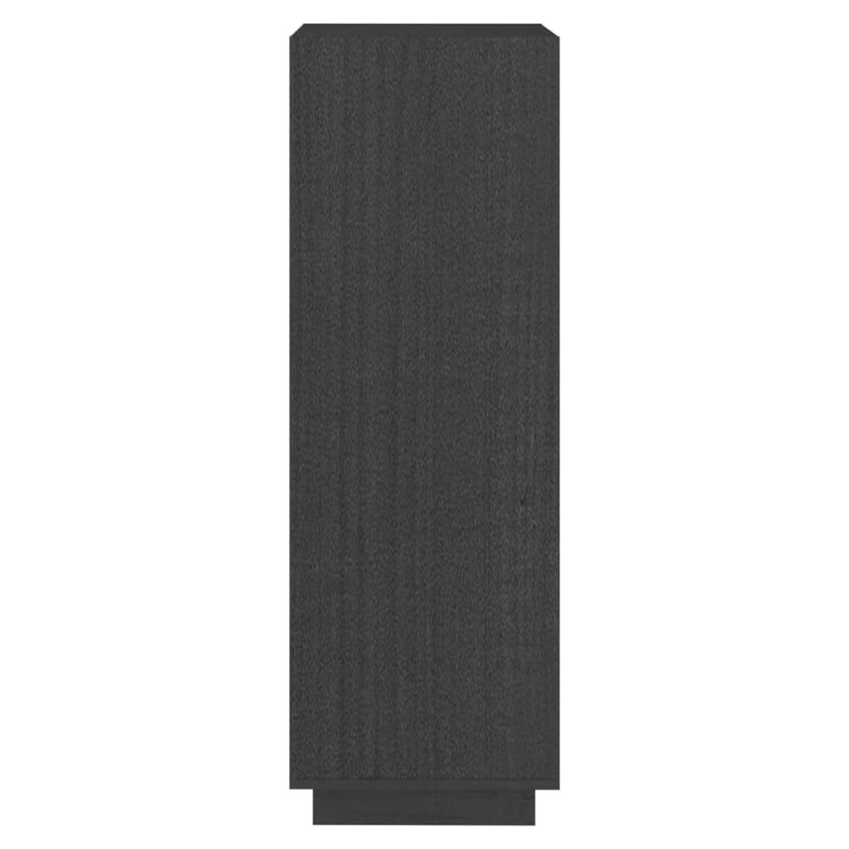 vidaXL Βιβλιοθήκη/Διαχωρ. Χώρου Γκρι 40x35x103 εκ. Μασίφ Ξύλο Πεύκου