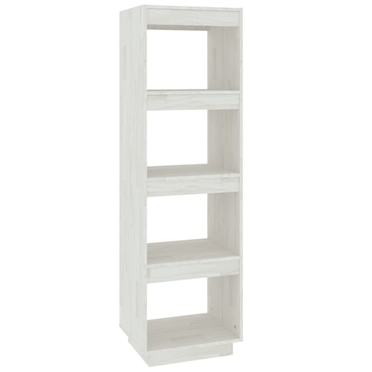 vidaXL Βιβλιοθήκη/Διαχωριστικό Χώρου Λευκό 40x35x135 εκ. Μασίφ Πεύκο
