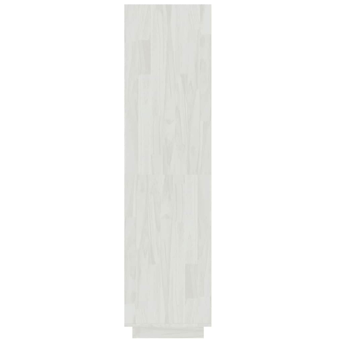 vidaXL Βιβλιοθήκη/Διαχωριστικό Χώρου Λευκό 40x35x135 εκ. Μασίφ Πεύκο