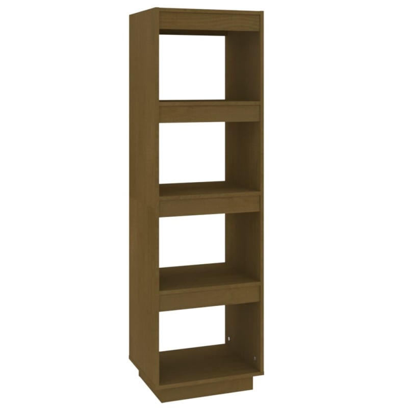 vidaXL Βιβλιοθήκη/Διαχωριστικό Χώρου Μελί 40x35x135 εκ. Μασίφ Πεύκο