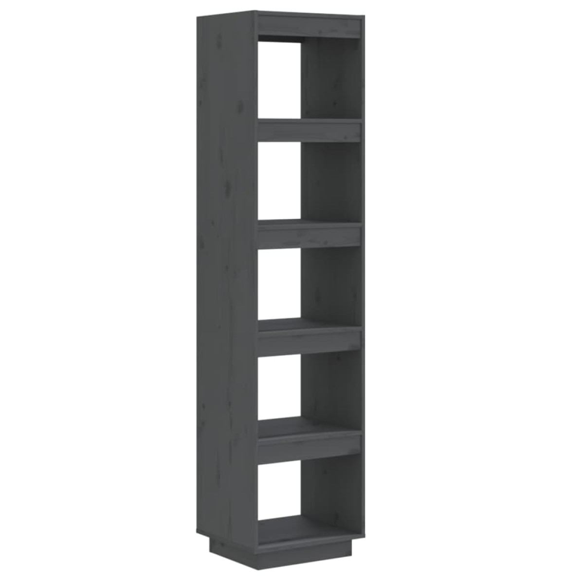 vidaXL Βιβλιοθήκη/Διαχωριστικό Χώρου  Γκρι 40x35x167 εκ. Μασίφ Πεύκο
