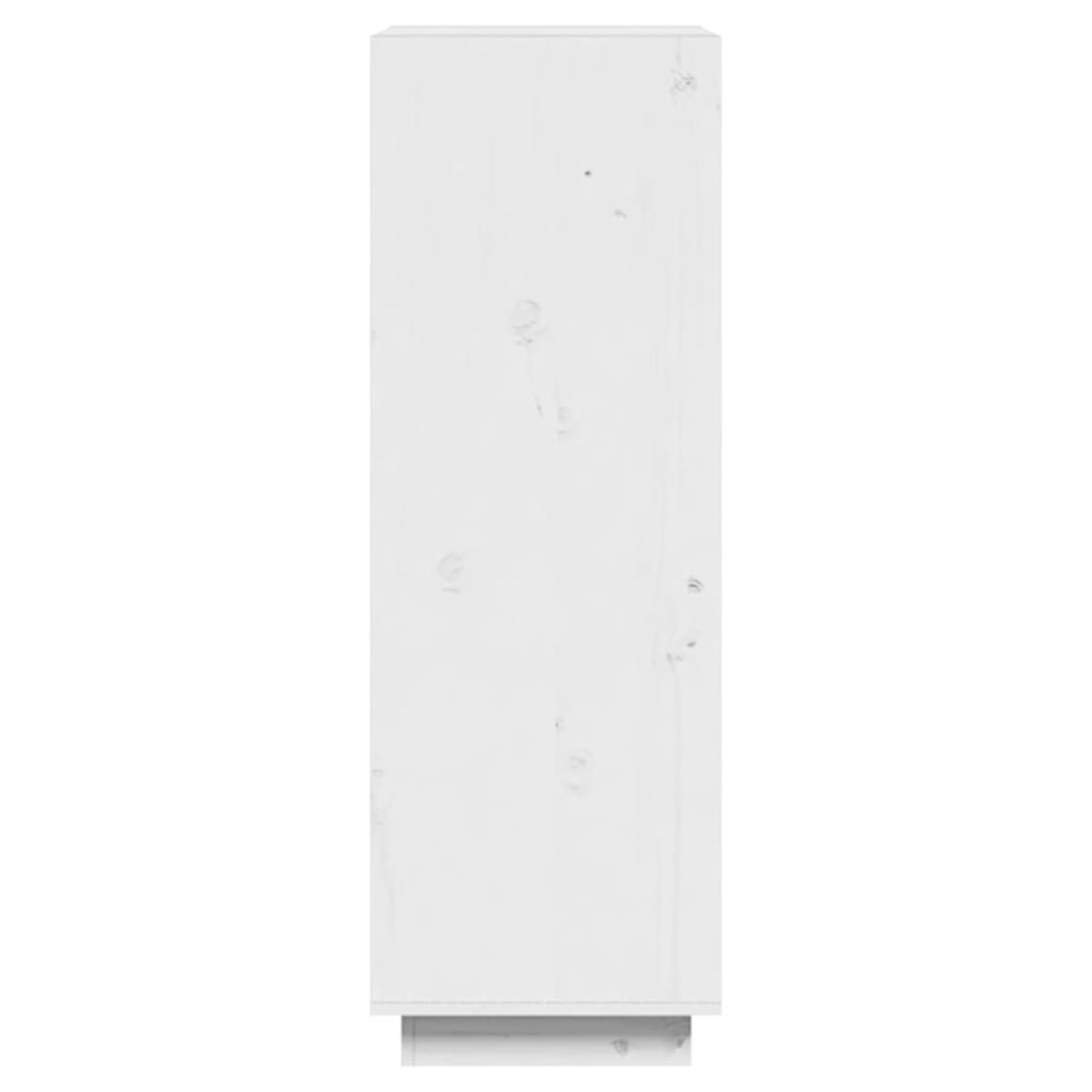 vidaXL Βιβλιοθήκη/Διαχωριστικό Χώρου Λευκό 60x35x103 εκ. Μασίφ Πεύκο