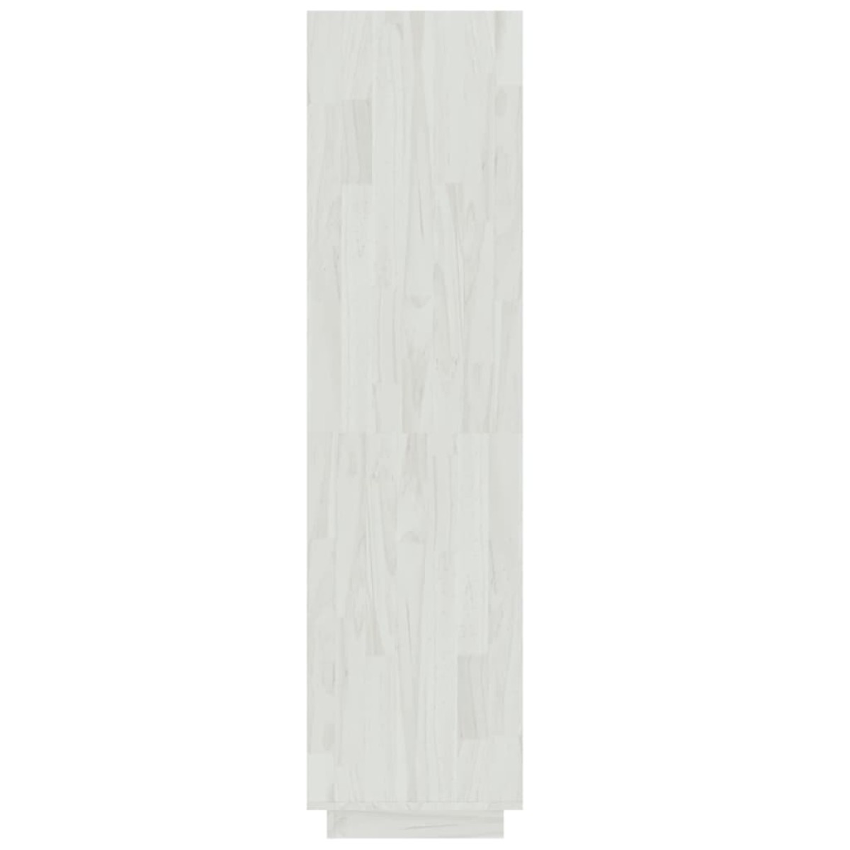 vidaXL Βιβλιοθήκη/Διαχωριστικό Χώρου Λευκό 60x35x135 εκ. Μασίφ Πεύκο