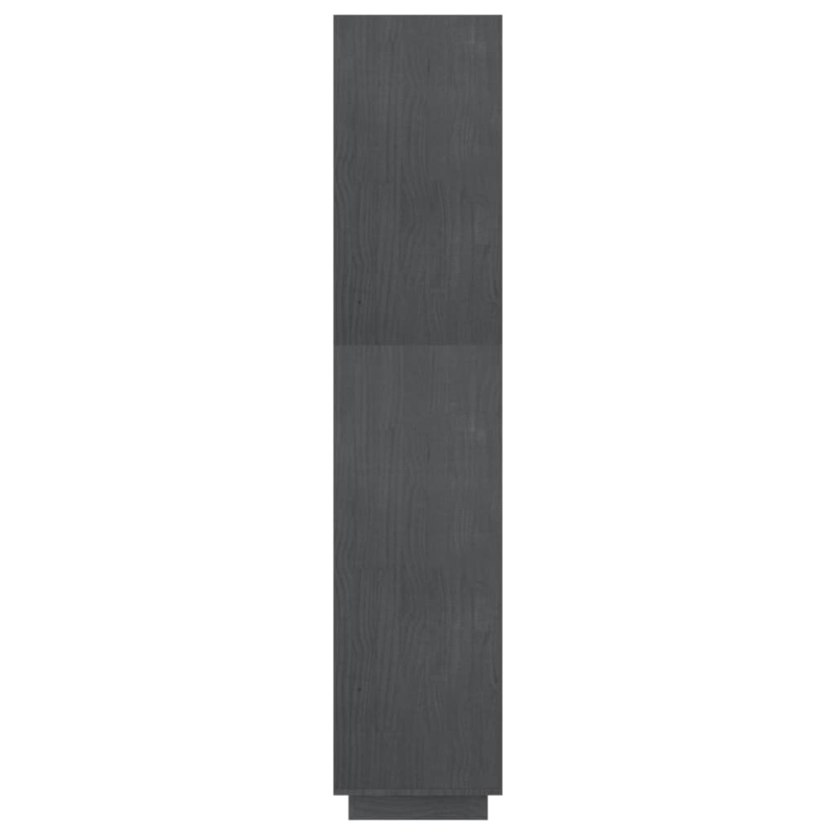 vidaXL Βιβλιοθήκη/Διαχωριστικό Χώρου Γκρι 60x35x167 εκ. Μασίφ Πεύκο