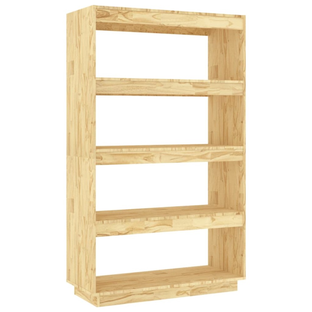 vidaXL Βιβλιοθήκη/Διαχωριστικό Χώρου 80x35x135 εκ. Μασίφ Ξύλο Πεύκου