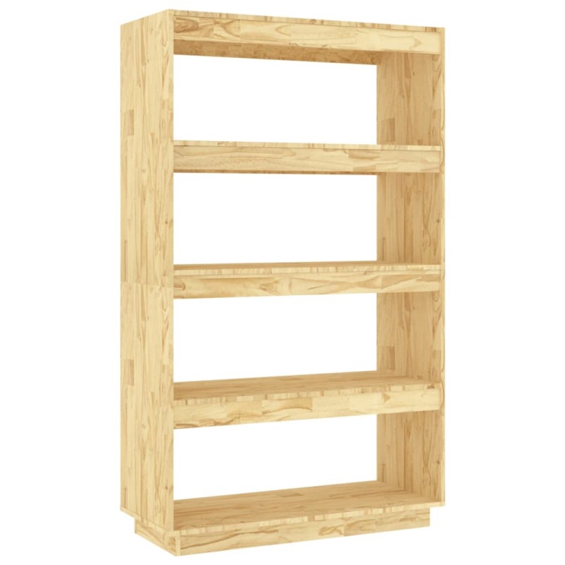 vidaXL Βιβλιοθήκη/Διαχωριστικό Χώρου 80x35x135 εκ. Μασίφ Ξύλο Πεύκου