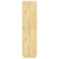 vidaXL Βιβλιοθήκη/Διαχωριστικό Χώρου 80x35x135 εκ. Μασίφ Ξύλο Πεύκου