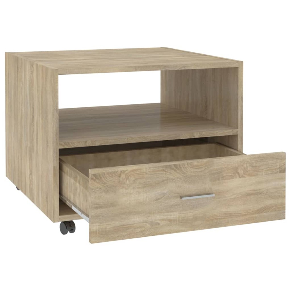 vidaXL Τραπεζάκι Σαλονιού Sonoma Δρυς 55 x 55 x 40 εκ. Επεξεργ. Ξύλο
