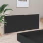 vidaXL Κεφαλάρι Κρεβατιού Μαύρο 200x1,5x80 εκ. από Επεξεργασμένο Ξύλο