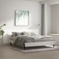 vidaXL Κεφαλάρι Κρεβατιού Λευκό 240x1,5x80 εκ. από Επεξεργασμένο Ξύλο