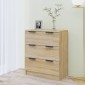 vidaXL Συρταριέρα Sonoma Δρυς 60 x 30 x 70 εκ. από Επεξεργασμένο Ξύλο