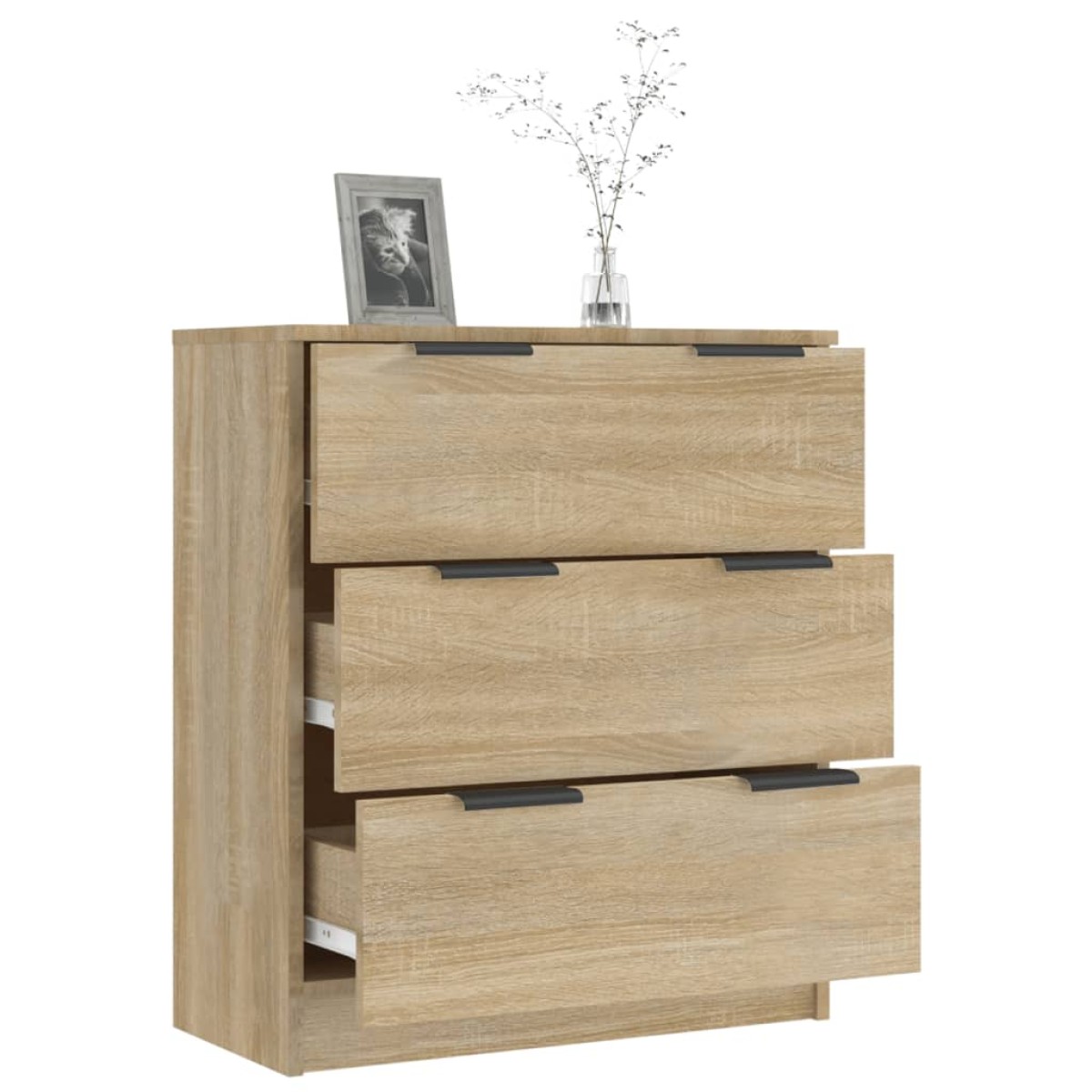 vidaXL Συρταριέρα Sonoma Δρυς 60 x 30 x 70 εκ. από Επεξεργασμένο Ξύλο