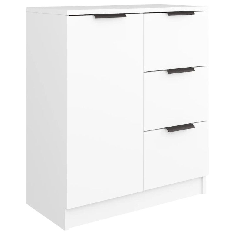vidaXL Συρταριέρα Λευκή 60 x 30 x 70 εκ. από Επεξεργασμένο Ξύλο