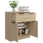 vidaXL Ντουλάπι Sonoma Δρυς 60 x 30 x 70 εκ. από Επεξεργασμένο Ξύλο