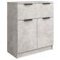 vidaXL Ντουλάπι Γκρι Σκυροδέματος 60x30x70 εκ. Επεξεργασμένο Ξύλο