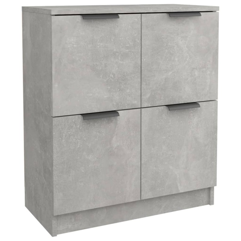 vidaXL Ντουλάπι Γκρι Σκυροδέματος 60x30x70 εκ. από Επεξεργασμένο Ξύλο