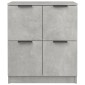 vidaXL Ντουλάπι Γκρι Σκυροδέματος 60x30x70 εκ. από Επεξεργασμένο Ξύλο