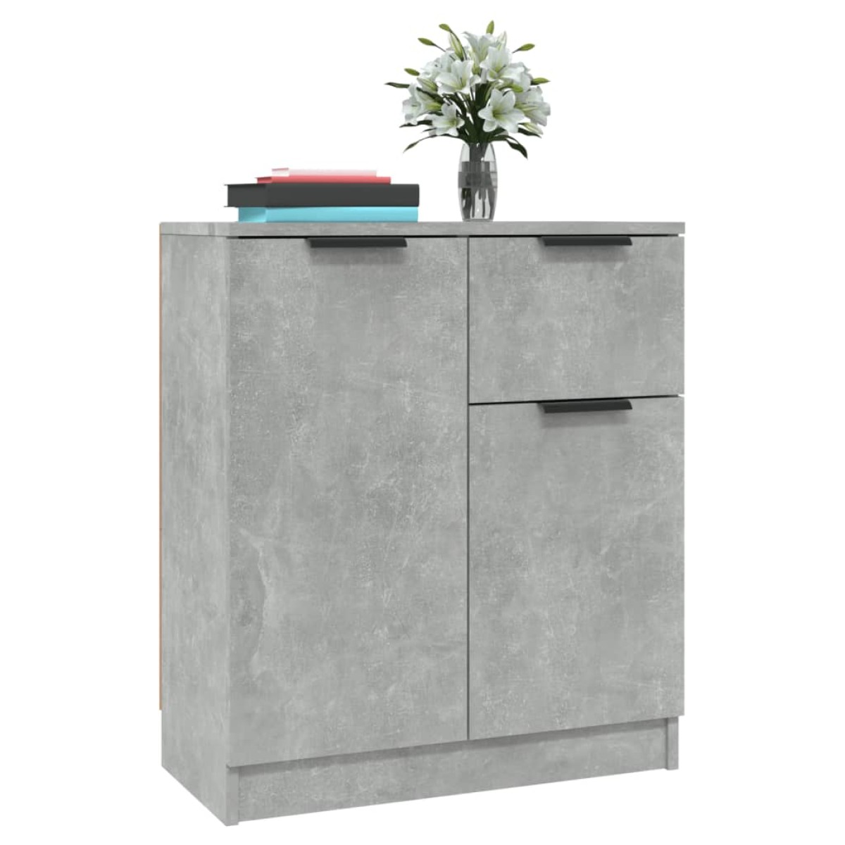 vidaXL Ντουλάπι Γκρι Σκυροδέματος 60x30x70 εκ. από Επεξεργασμένο Ξύλο