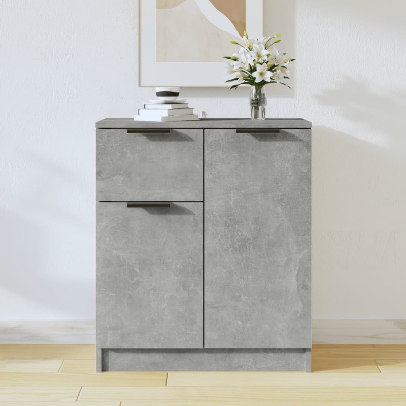 vidaXL Ντουλάπι Γκρι Σκυροδέματος 60x30x70 εκ. από Επεξεργασμένο Ξύλο