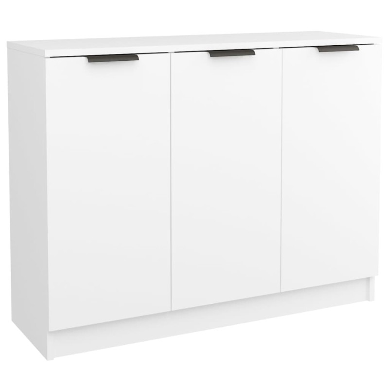 vidaXL Συρταριέρα Λευκή 90,5 x 30 x 70 εκ. από Επεξεργασμένο Ξύλο