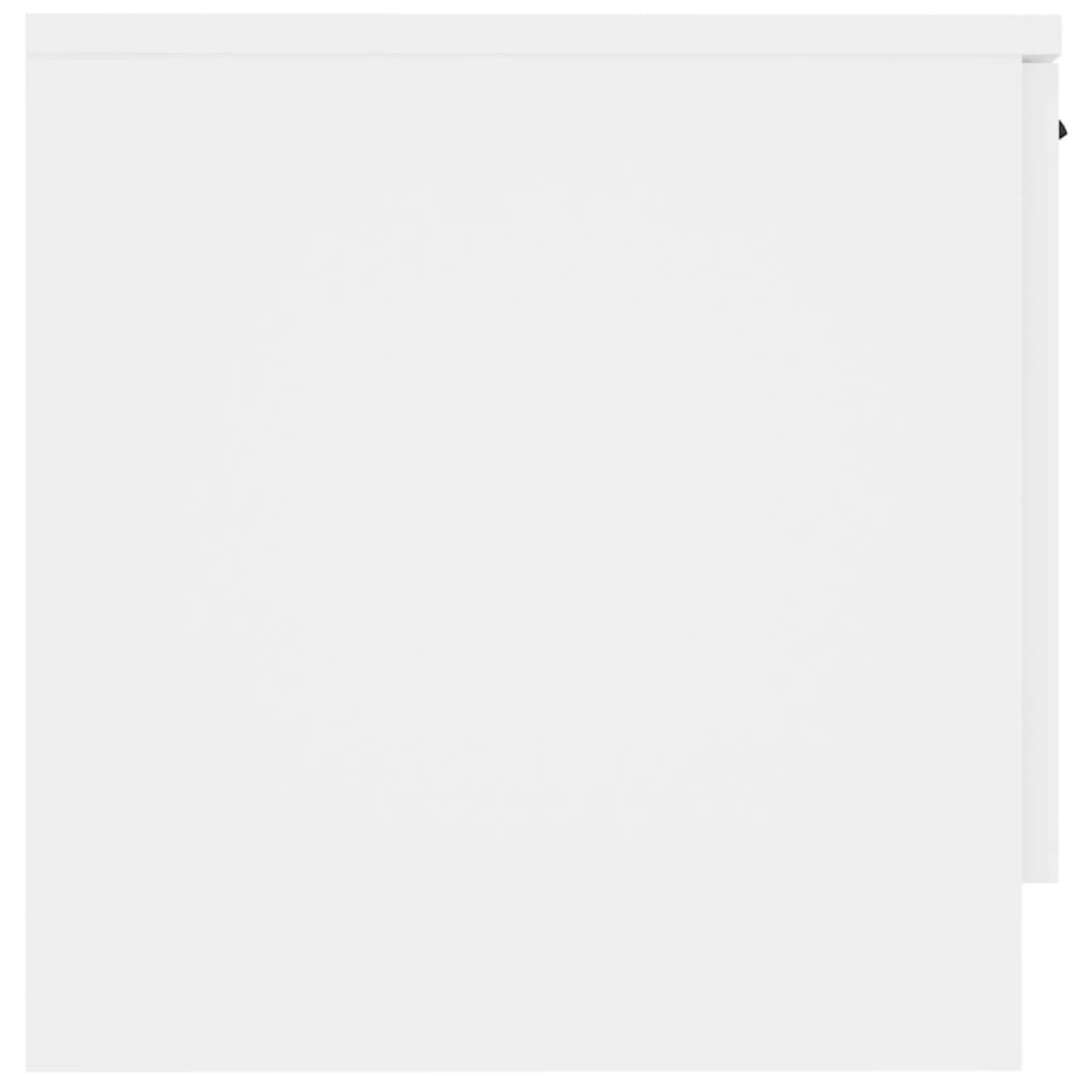 vidaXL Κομοδίνο Λευκό 40 x 39 x 40 εκ.