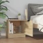 vidaXL Κομοδίνα 2 τεμ. Sonoma Δρυς 40 x 39 x 40 εκ.