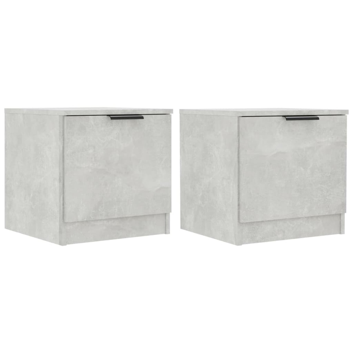 vidaXL Κομοδίνα 2 τεμ. Γκρι Σκυροδέματος 40 x 39 x 40 εκ.