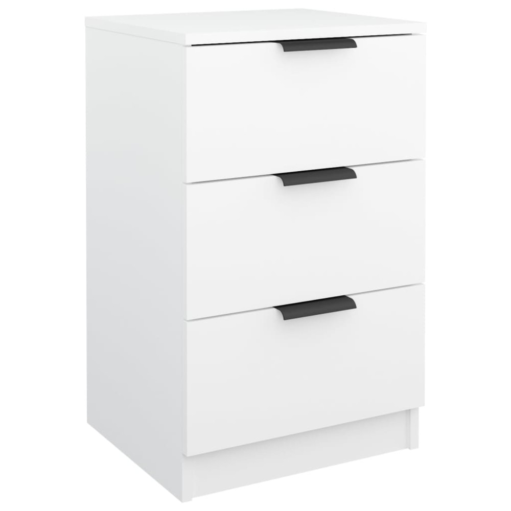 vidaXL Κομοδίνο Λευκό 40 x 36 x 65 εκ.