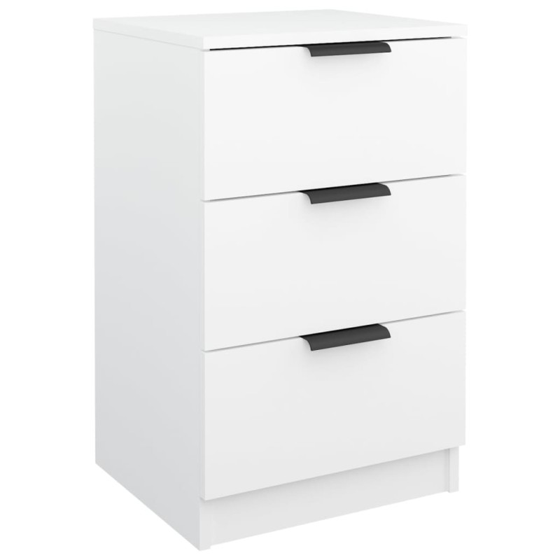 vidaXL Κομοδίνο Λευκό 40 x 36 x 65 εκ.