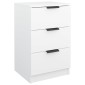 vidaXL Κομοδίνο Λευκό 40 x 36 x 65 εκ.