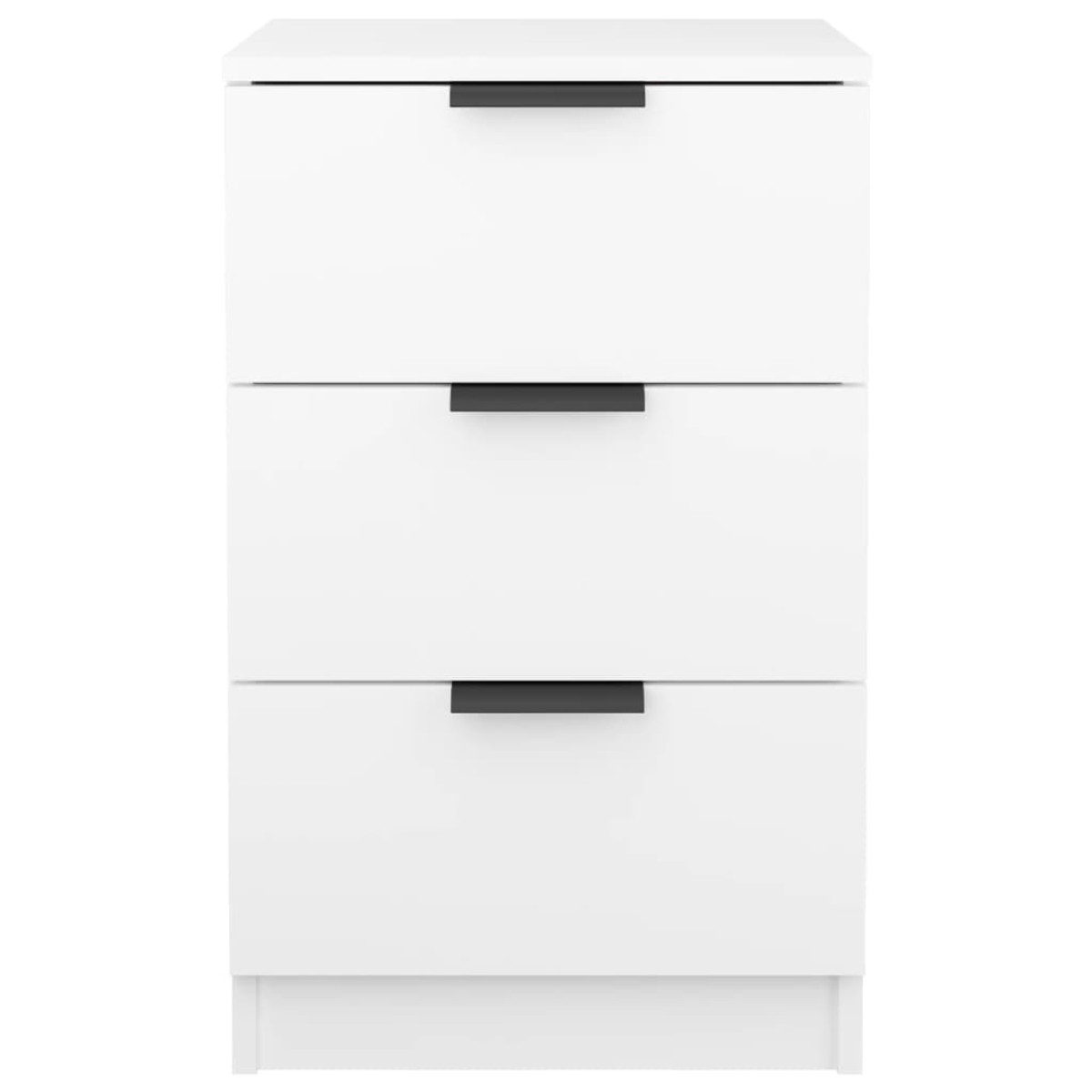 vidaXL Κομοδίνα 2 τεμ. Λευκά 40 x 36 x 65 εκ.