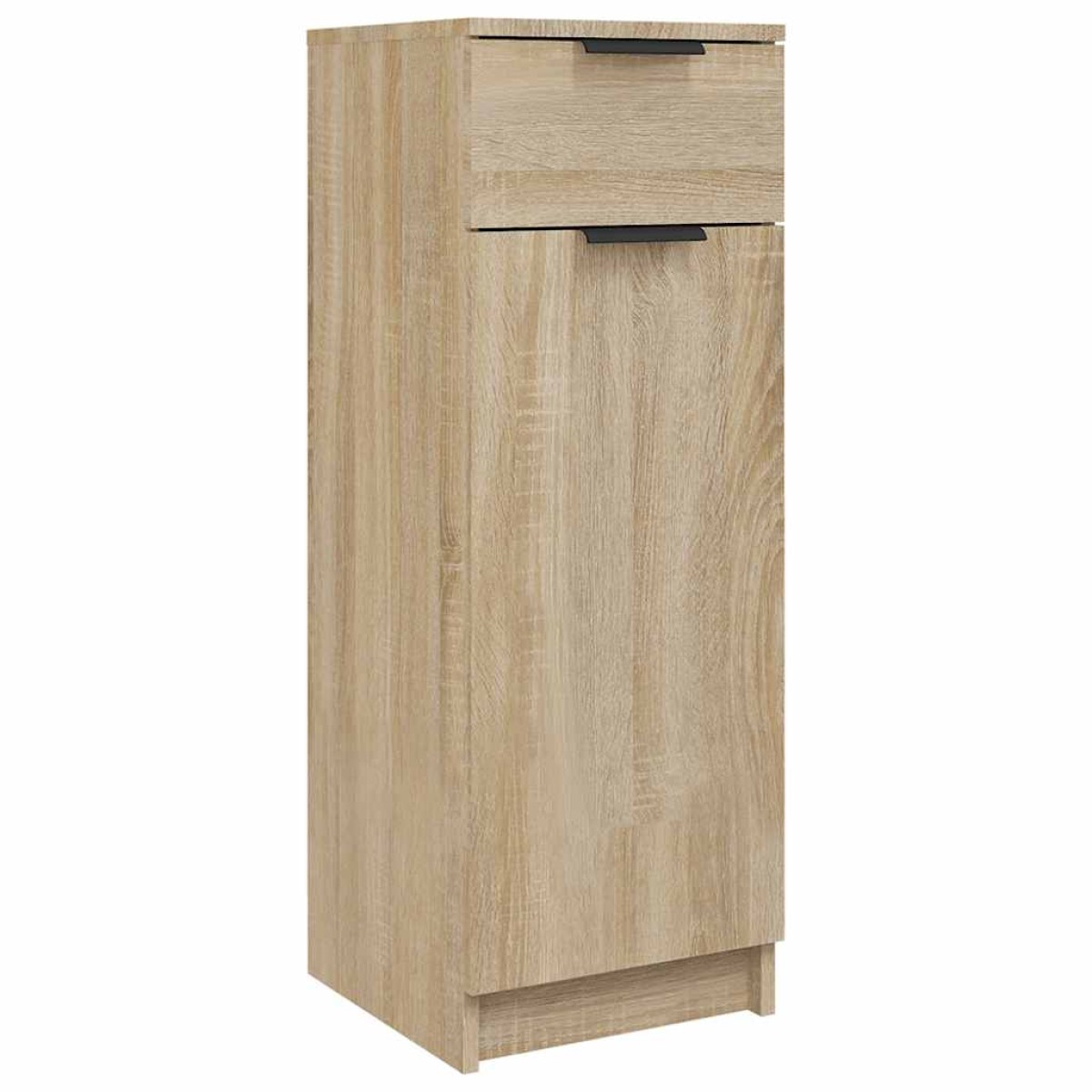 vidaXL Ντουλάπι Μπάνιου Sonoma Δρυς 32x34x90 εκ. Επεξεργασμένο Ξύλο