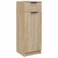 vidaXL Ντουλάπι Μπάνιου Sonoma Δρυς 32x34x90 εκ. Επεξεργασμένο Ξύλο