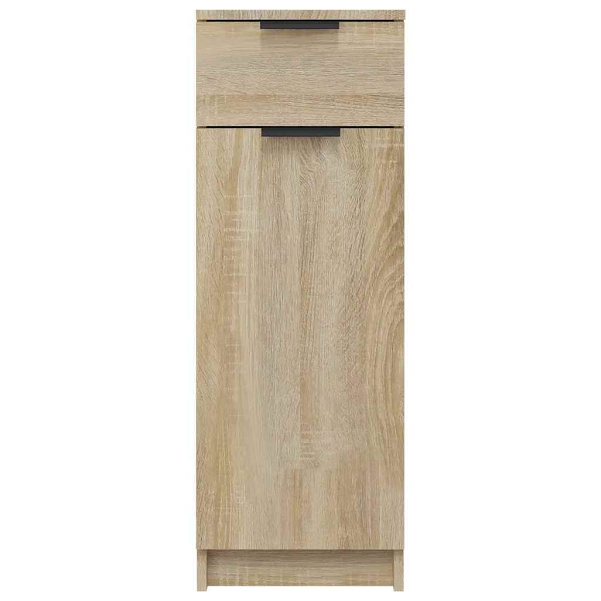 vidaXL Ντουλάπι Μπάνιου Sonoma Δρυς 32x34x90 εκ. Επεξεργασμένο Ξύλο