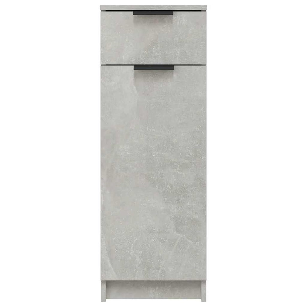 vidaXL Ντουλάπι Μπάνιου Γκρι Σκυροδέματος 32x34x90 εκ. Επεξεργ. Ξύλο