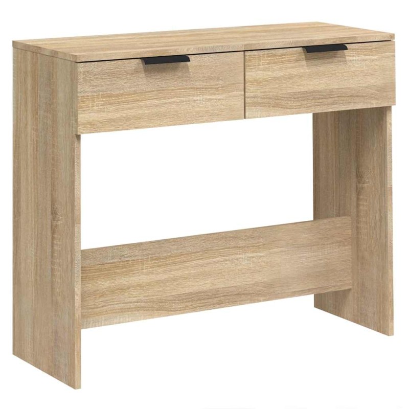 vidaXL Τραπέζι Κονσόλα Sonoma Δρυς 90x36x75 εκ. Επεξεργασμένο Ξύλο