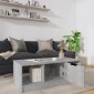 vidaXL Τραπεζάκι Σαλονιού Γκρι Σκυρ. 102x50x36 εκ. Επεξεργ. Ξύλο
