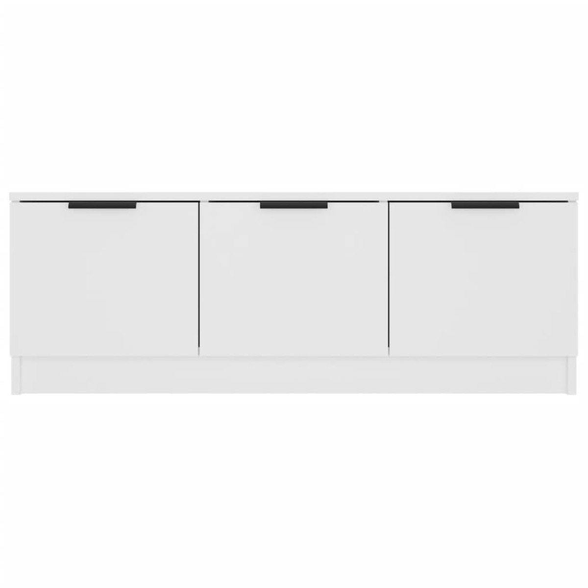 vidaXL Έπιπλο Τηλεόρασης Λευκό 102x35x36,5 εκ. Επεξεργασμένο Ξύλο