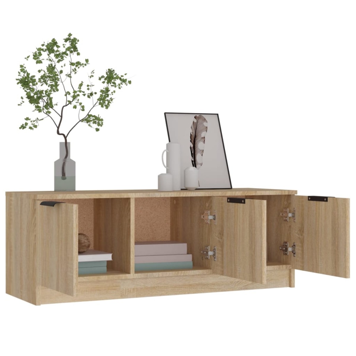 vidaXL Έπιπλο Τηλεόρασης Sonoma Δρυς 102x35x36,5εκ. Επεξεργασμένο Ξύλο