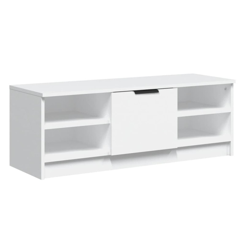 vidaXL Έπιπλο Τηλεόρασης Λευκό 102x35,5x36,5 εκ. Επεξεργασμένο Ξύλο