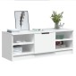 vidaXL Έπιπλο Τηλεόρασης Λευκό 102x35,5x36,5 εκ. Επεξεργασμένο Ξύλο