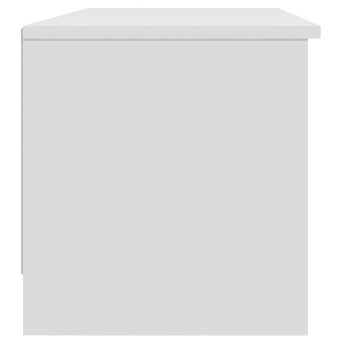 vidaXL Έπιπλο Τηλεόρασης Λευκό 102x35,5x36,5 εκ. Επεξεργασμένο Ξύλο