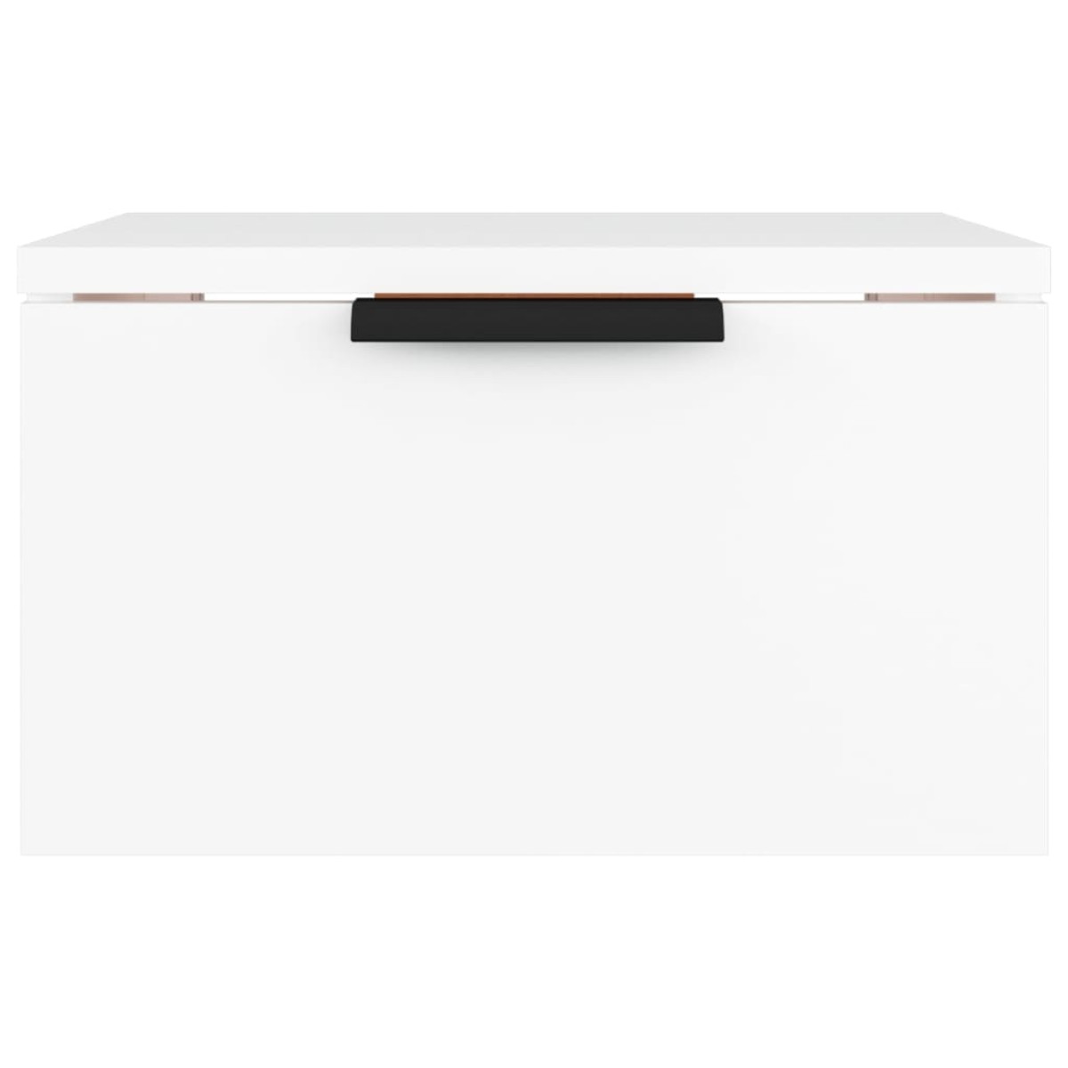 vidaXL Κομοδίνα Επιτοίχια 2 τεμ. Λευκά 34 x 30 x 20 εκ.