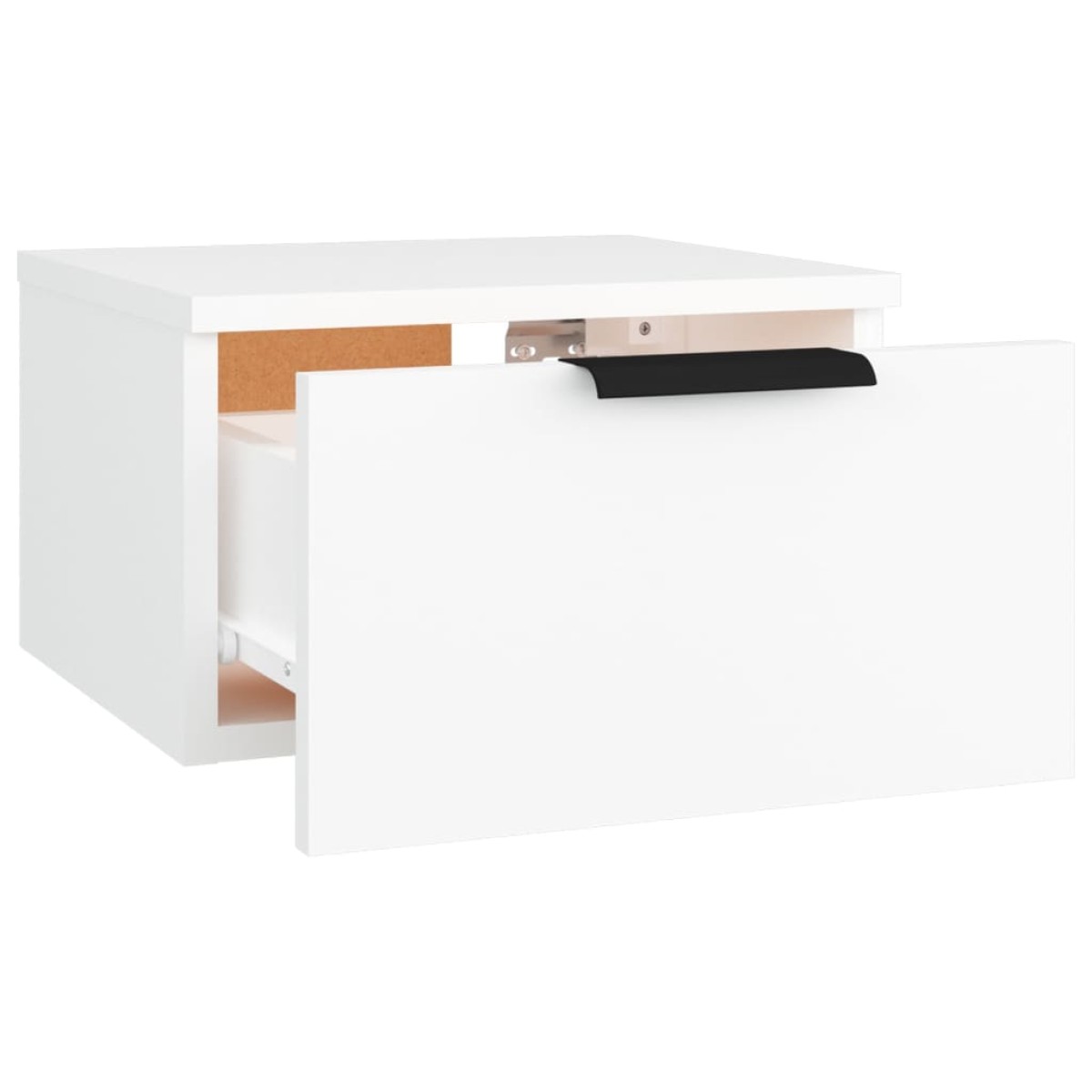 vidaXL Κομοδίνα Επιτοίχια 2 τεμ. Λευκά 34 x 30 x 20 εκ.