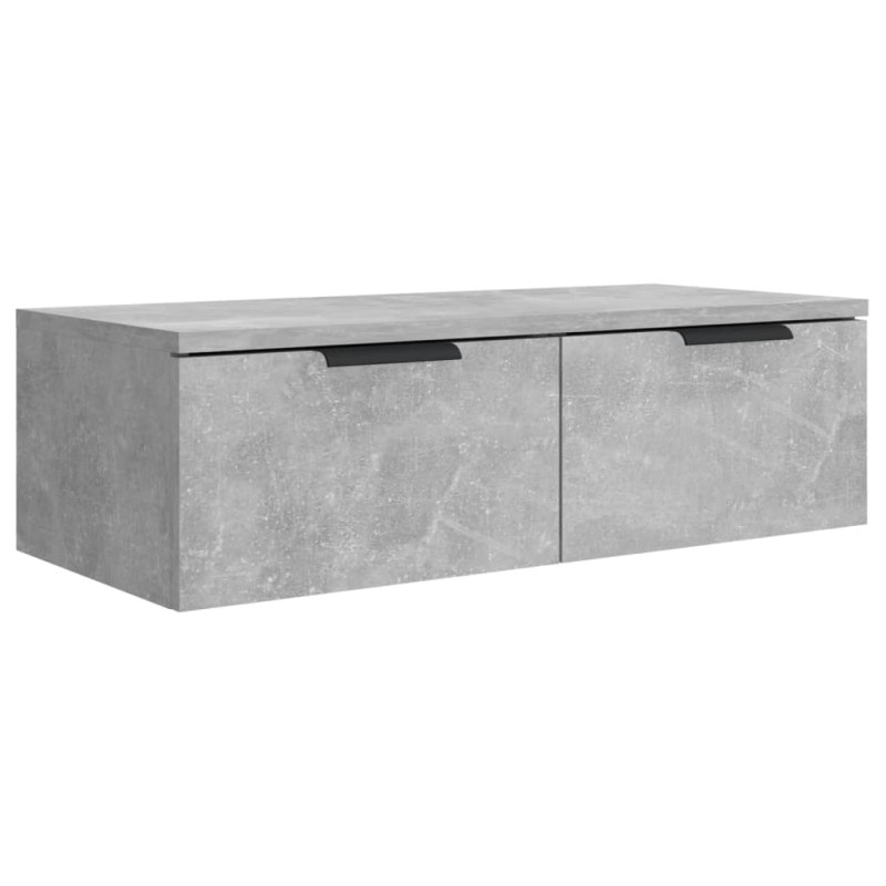 vidaXL Ντουλάπι Τοίχου Γκρι Σκυρ. 68x30x20 εκ. Επεξεργασμένο Ξύλο
