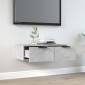 vidaXL Ντουλάπι Τοίχου Γκρι Σκυρ. 68x30x20 εκ. Επεξεργασμένο Ξύλο